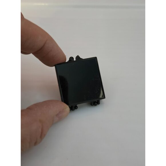 15 Plastic Acrylic Square Hinged Box Containers for Gems Pins Beads 1-1/4 inch - Picture 5 of 8